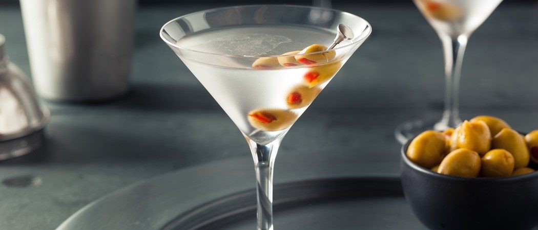 Martini dry cocktail